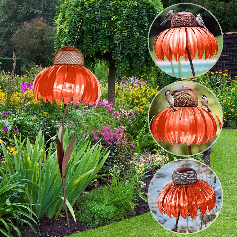 Lọ Đựng Thức Ăn Bằng Kim Loại Chống Ăn Mòn Tiện Dụng Cho Sân Vườn