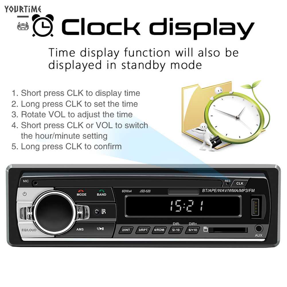 Máy Nghe Nhạc MP3 Bluetooth 2.0 Stereo MP3 Cho Xe Buýt