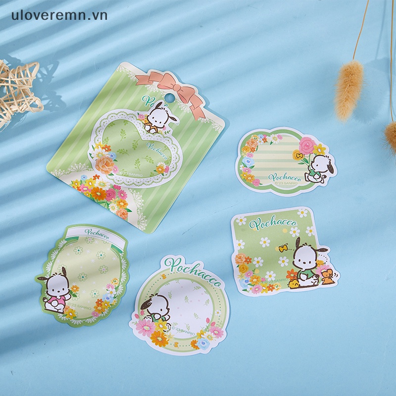 Uloveremn Giấy Dán Ghi Chú Họa Tiết Hoạt Hình Cún Cinnamon Melody Dễ Thương Cho Học Sinh