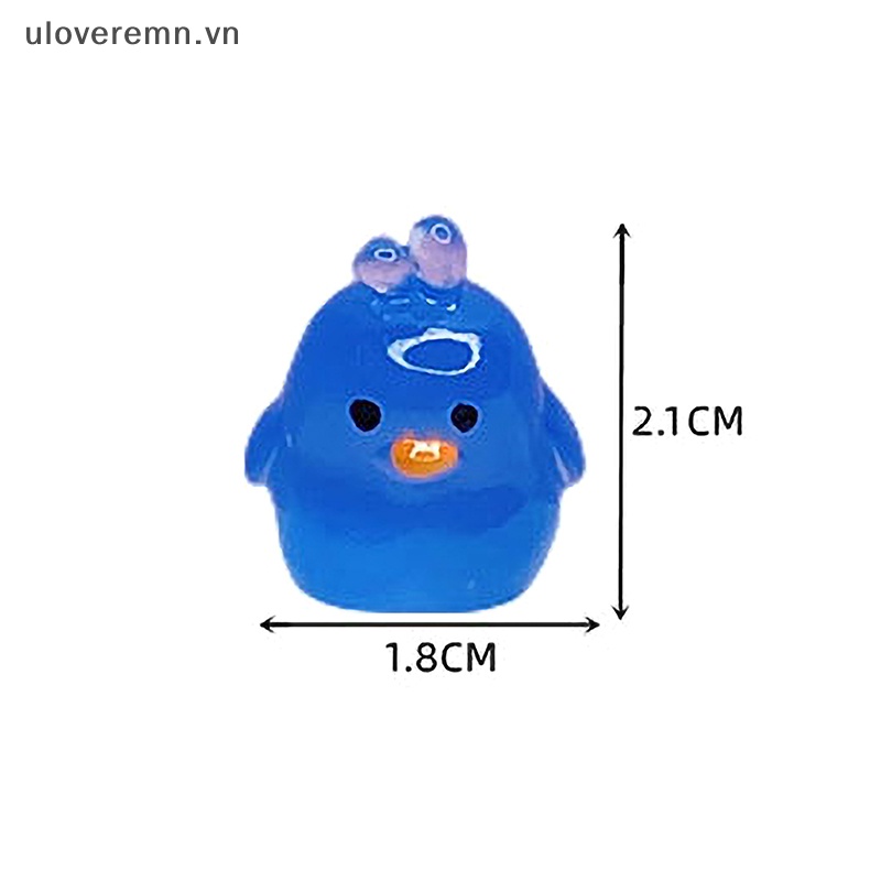 Bộ 5 Tượng Vịt Con Phát Quang Dùng Trang Trí Vườn