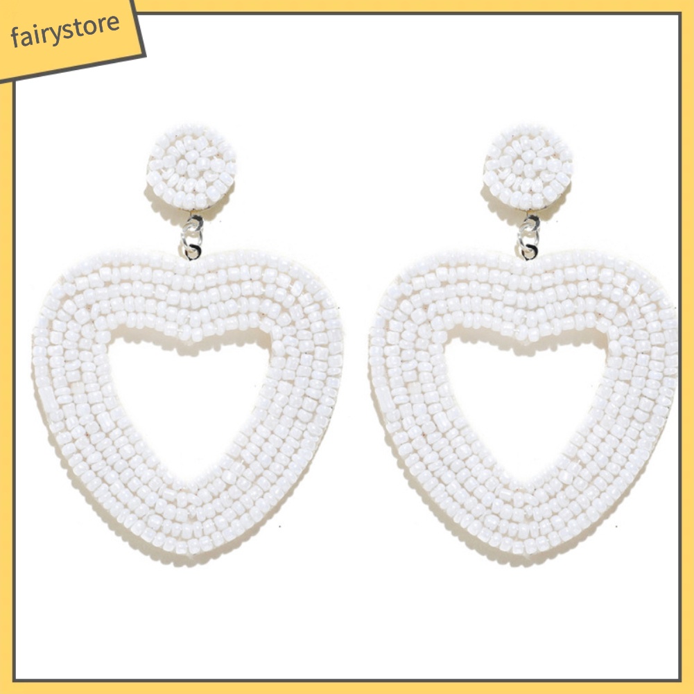 Bông Tai Hình Trái Tim Thời Trang Dành Cho Nữ