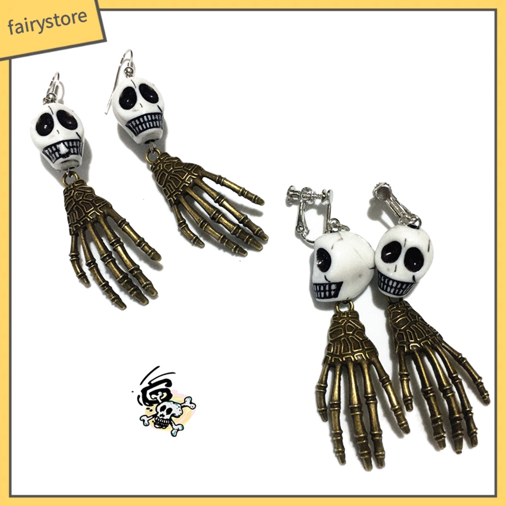 1 Đôi Bông Tai Dài Hình Bàn Tay Kinh Dị Vui Nhộn Dành Cho Lễ Hội