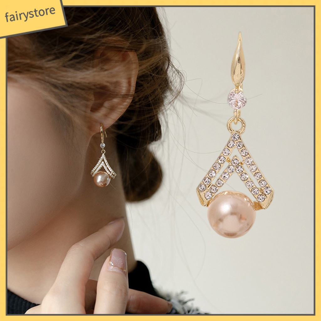 1 Đôi Bông Tai Thời Trang Thanh Lịch Phong Cách Retro Dành Cho Nữ