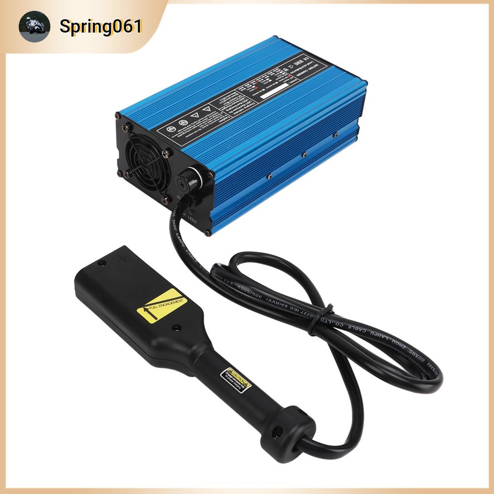 Spring061 Bộ sạc pin xe chơi gôn DC 36V 12A Sạc thông minh D Style US CẮM AC 110‑130V Thay thế bảo vệ cho E‑Z‑GO