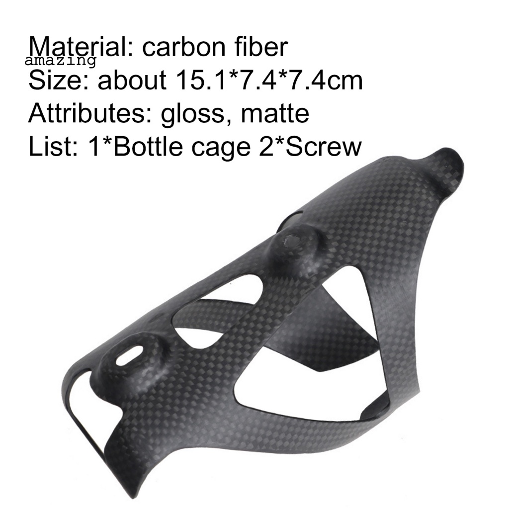 Giá Đỡ Bình Nước Trọng Lượng Nhẹ Bằng Sợi Carbon Cho Xe Đạp