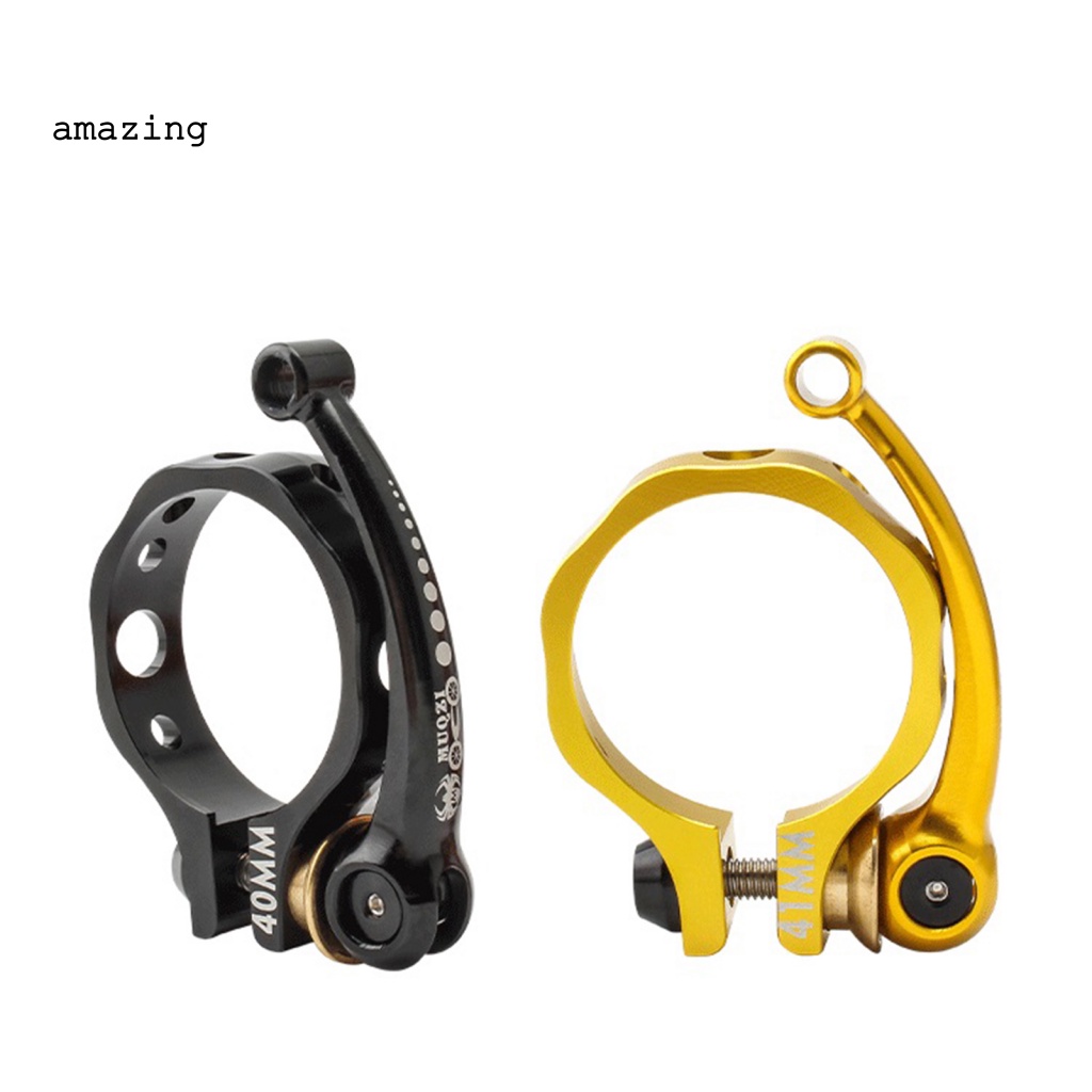 Kẹp Ống Yên Xe Đạp Tháo Lắp Nhanh Màu Trơn