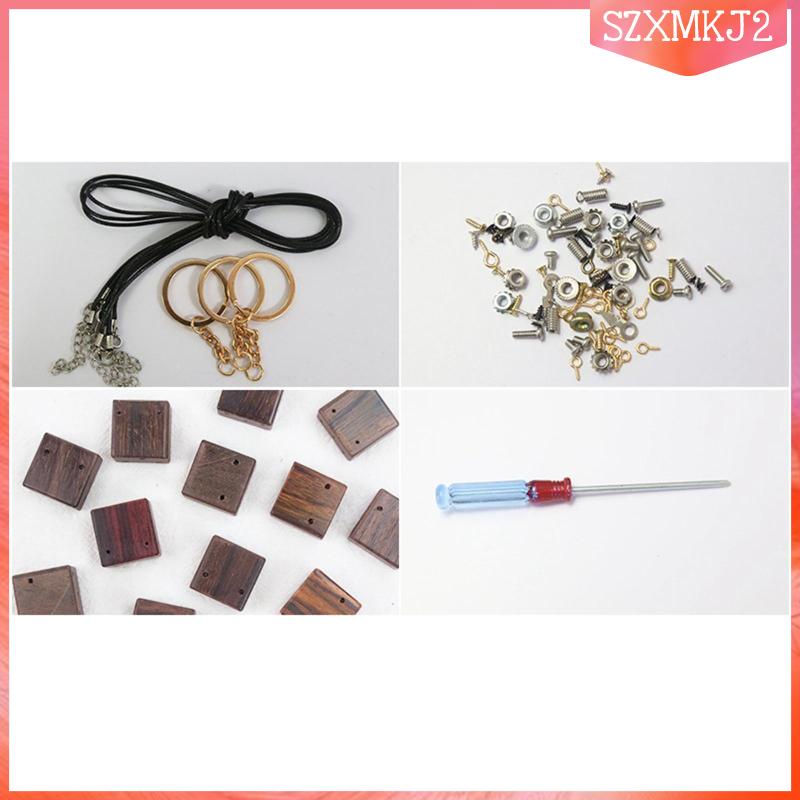 Bộ 3 Vật Liệu Tự Làm Vòng Tay / Móc Khóa Phong Cách Steampunk Steampunk szxmkj2