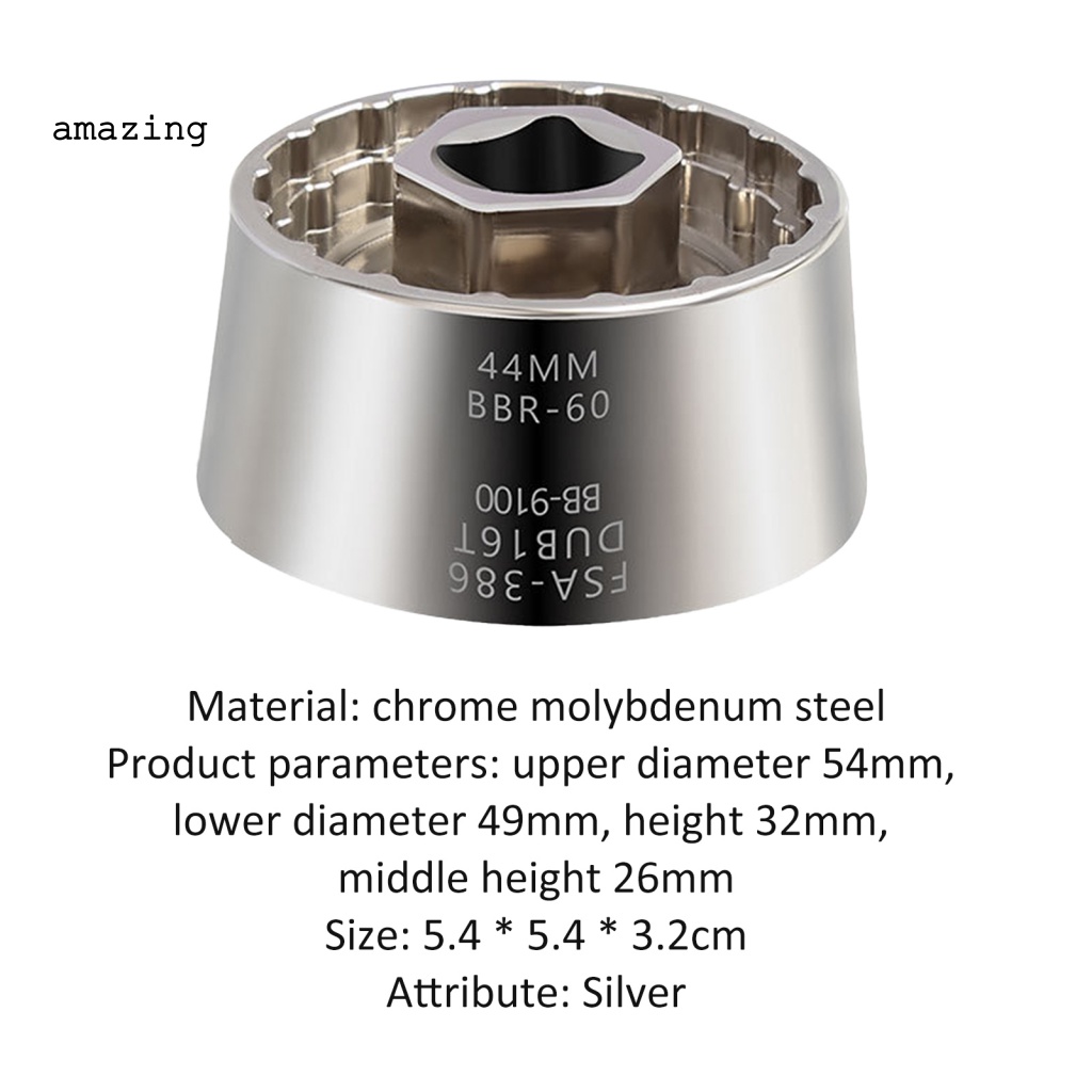 Ống Bảo Dưỡng Trục Xe Đạp 5 Trong 1 Bằng Thép Molybdenum FSA-386 / DUB16T / BB-9100 / BBR-60 / BB44