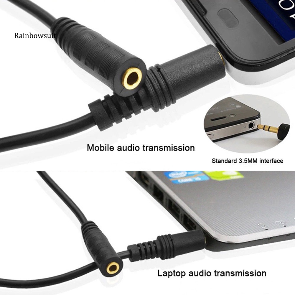 Dây Cáp Nối Dài 1.5m Chuyển Đổi Âm Thanh Nổi 3.5mm Male Sang Female Cho MP3