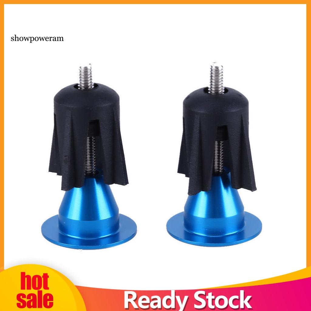 Bộ 2 Nút Chặn Tay Lái Xe Đạp Leo Núi 17-22mm Bằng Nhôm