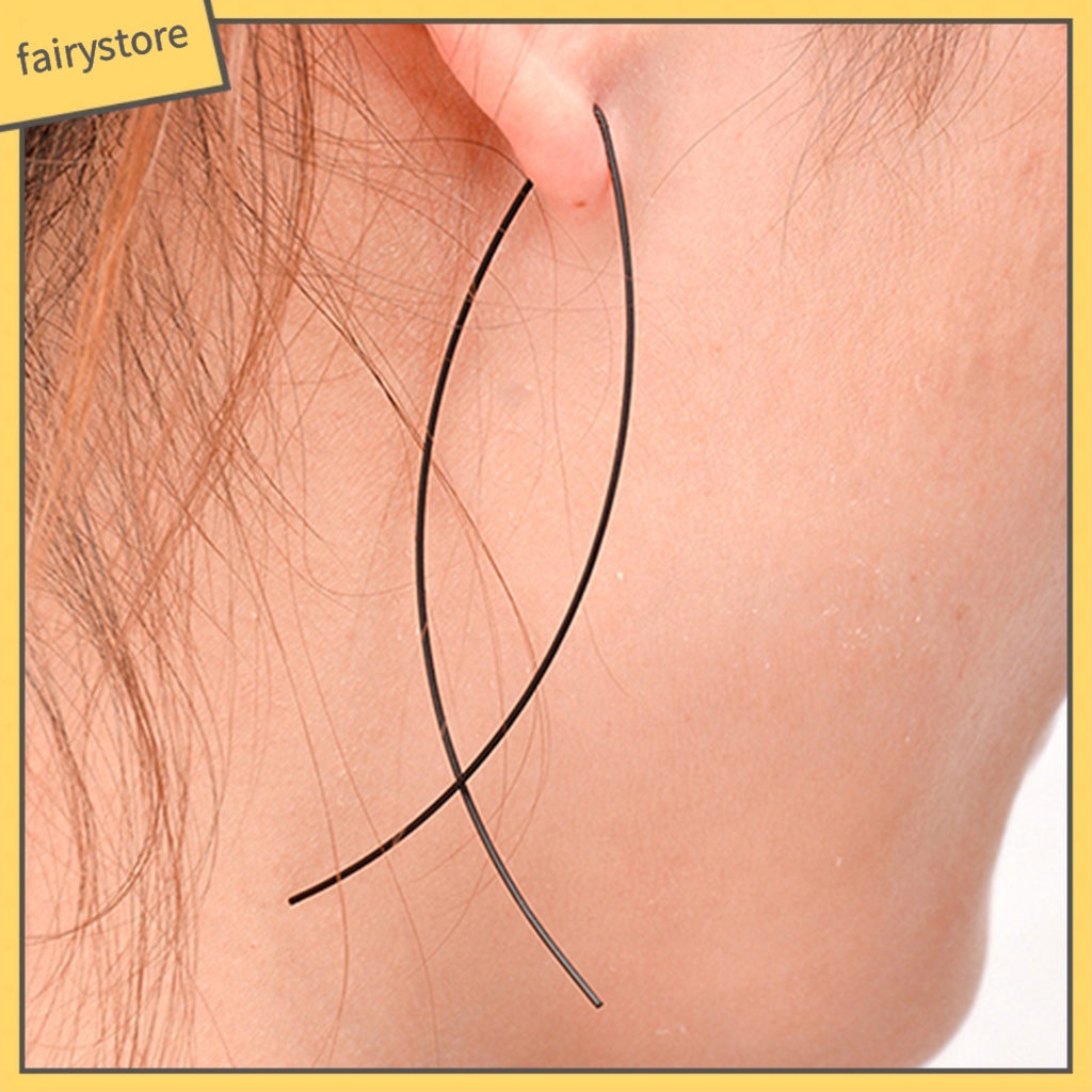 1 Đôi Bông Tai Hình Cá Màu Sắc Thanh Lịch Dễ Phối Đồ