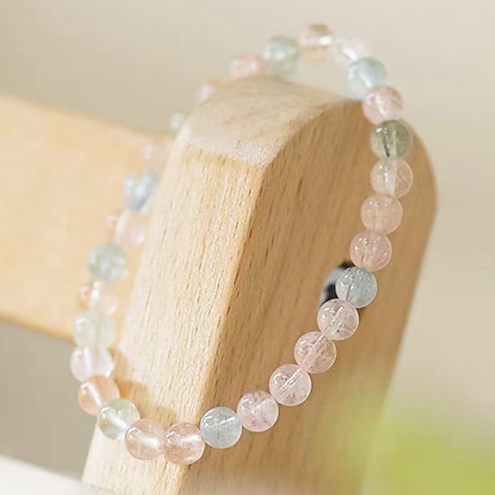 Vòng Tay Chuỗi Hạt Pha Lê Nhiều Màu Tự Nhiên Thời Trang Cho Nữ