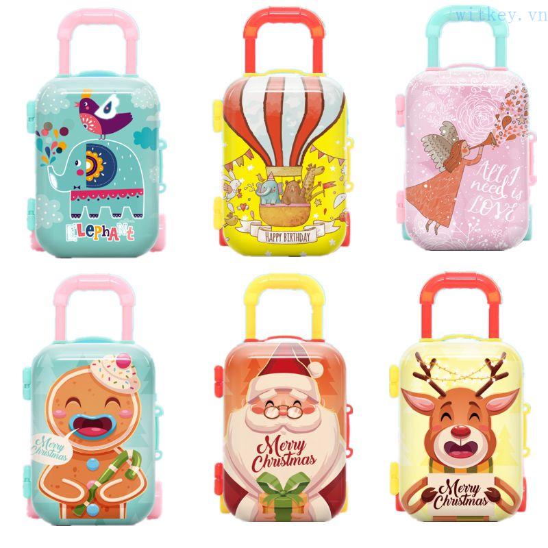 Hộp Đựng Kẹo Trò Chơi Mini Bằng Nhựa Hình Vali Dễ Thương Cho Bạn Gái