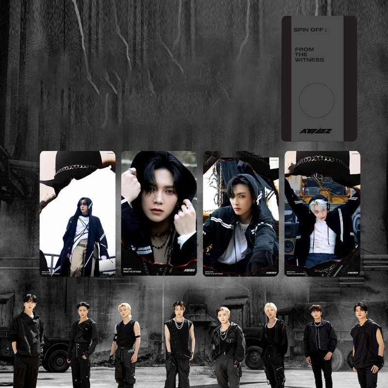 Bộ 8 Thẻ Hình Nhóm Nhạc ATEEZ