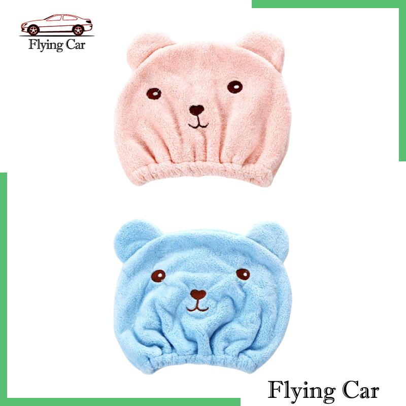 Mũ Tắm Trùm Đầu Làm Khô Tóc Dài Họa Tiết Hoạt Hình Lzdjfmy2