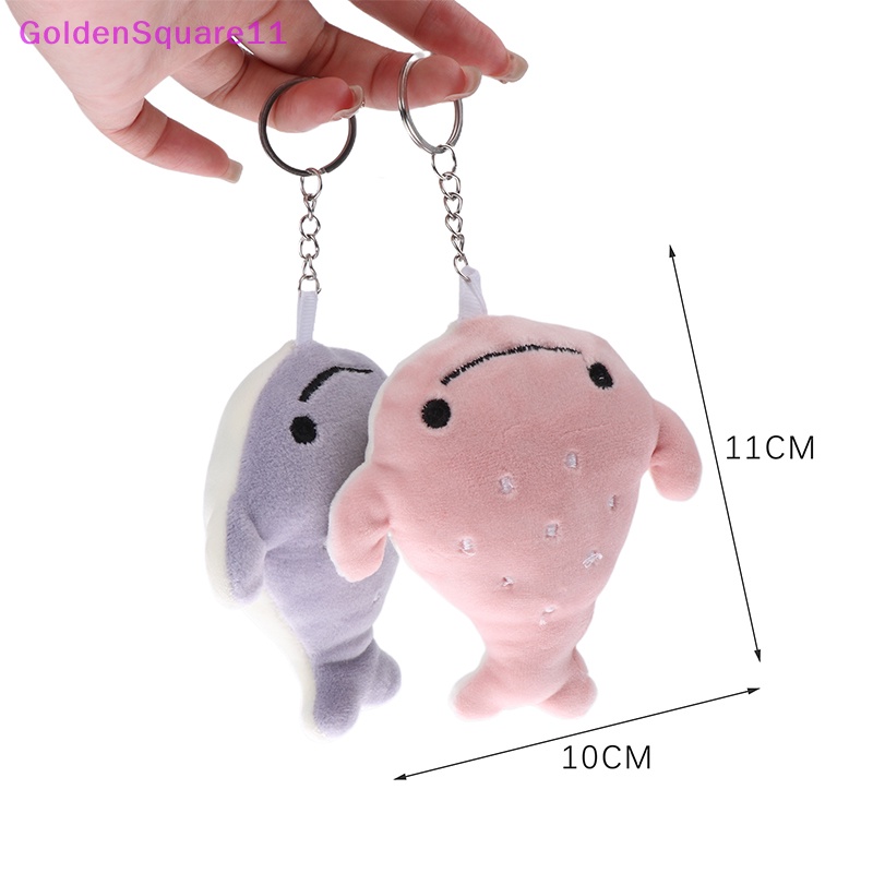 Móc Khóa Hình Cá Heo Nhồi Bông Dễ Thương Cho Nữ