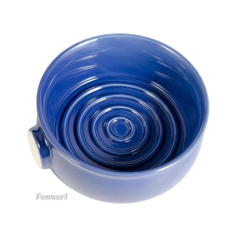 1] Chén Sứ Đựng Xà Phòng / Kem Cạo Râu Miệng Rộng