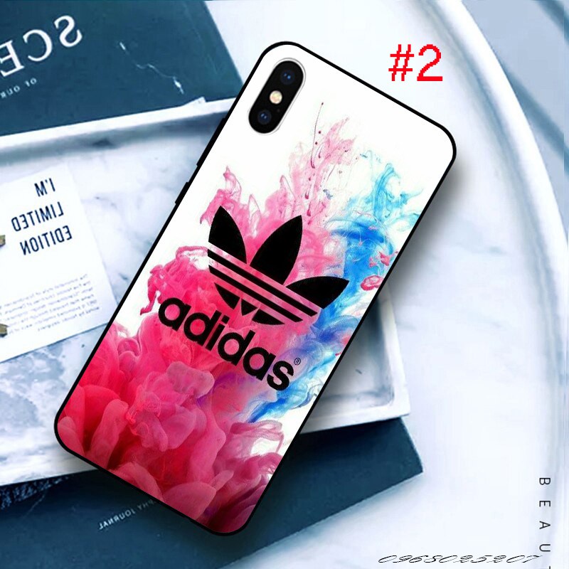 Ốp lưng IPhone  cạnh vuông BVC ADIDAS 6/6s/6p/6sp/7/8/7p/8p/xs/xr/11/12/13/14/Pro/Plus/Promax