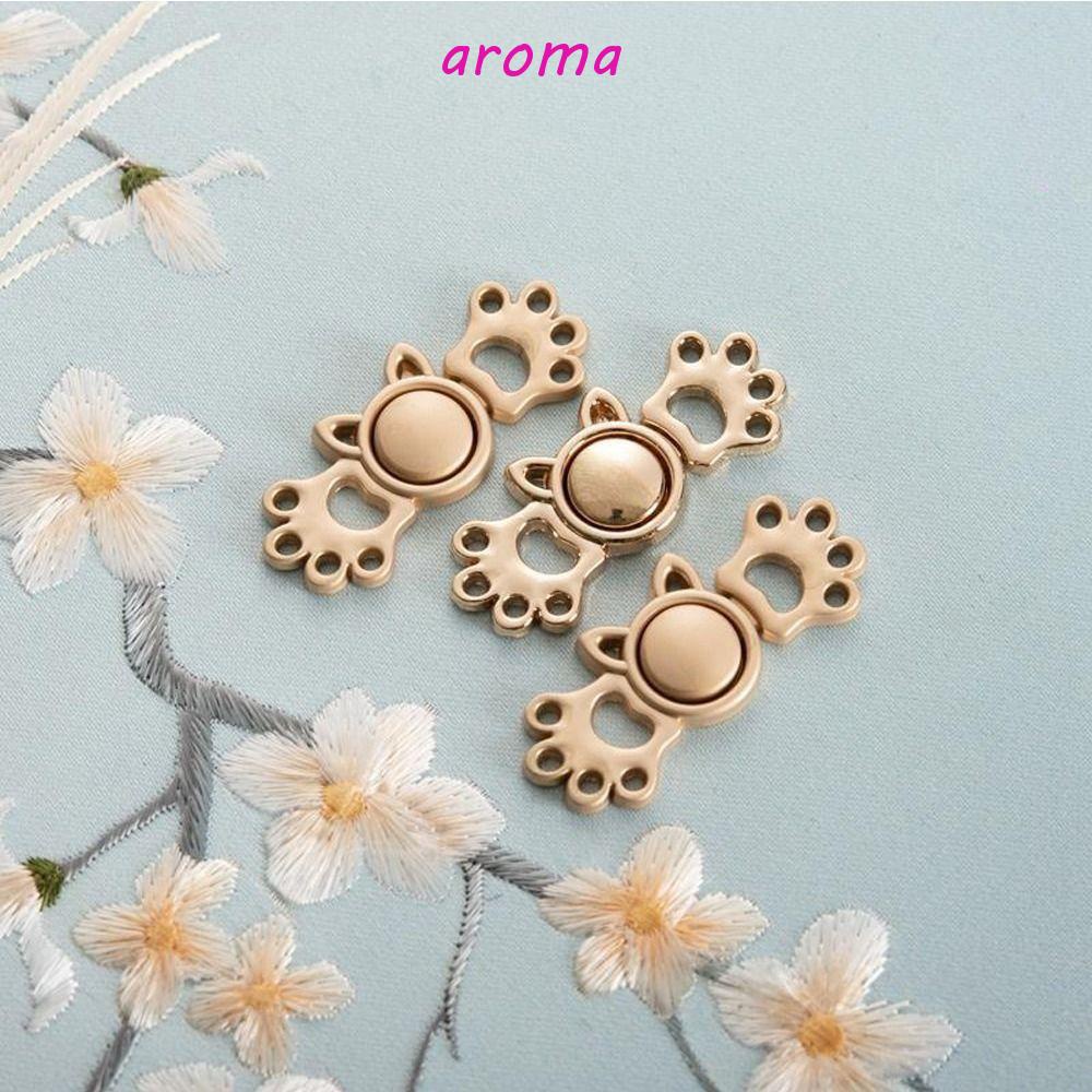 Ghim Cài Thắt Lưng Quần Jean Không Đường May Hình Chân Mèo Dễ Thương