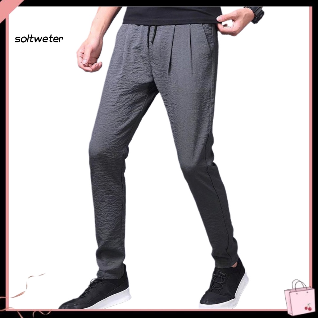 Quần Legging Lưng Thun Cột Dây Màu Sắc Thời Trang Mùa Hè Cho Nam