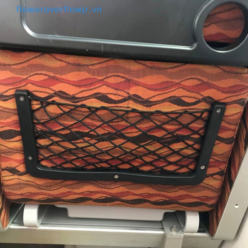 1 Túi Lưới Co Giãn Để Đồ Gắn Sau Ghế Xe Hơi Khi Đi Cắm Trại