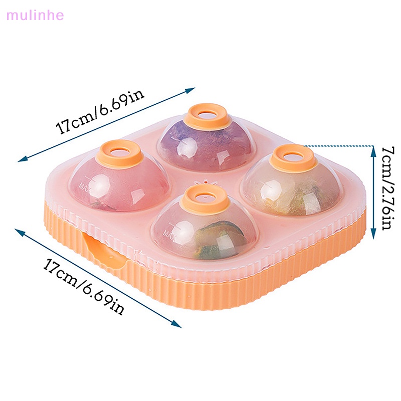 Khuôn Silicon Làm Đá Viên Hình Tròn 3D 6.5cm