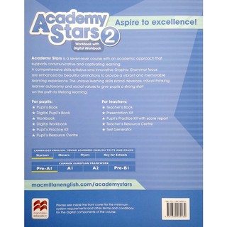 Academy Stars 2 Workbook With Digital Workbook