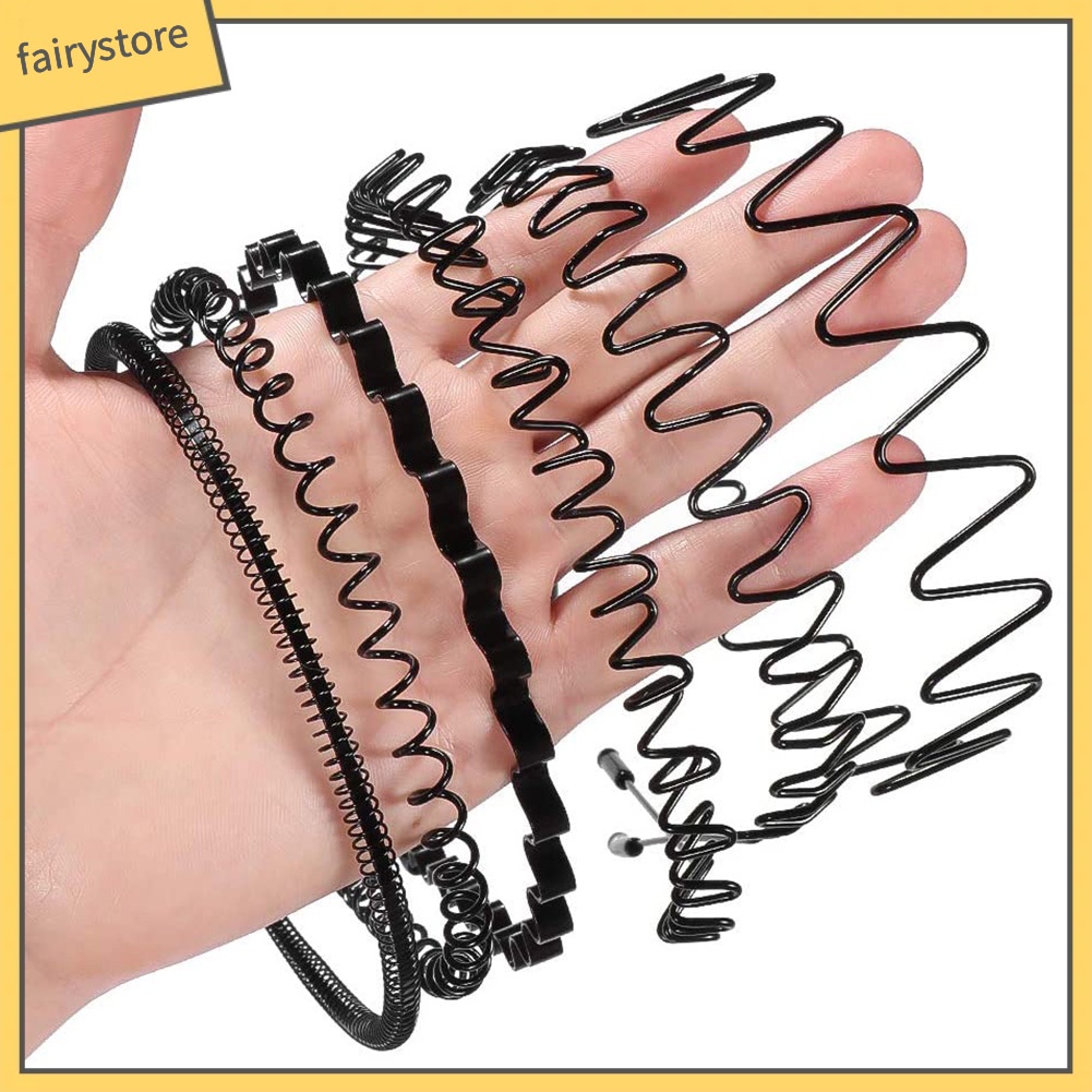 Cài Tóc Kim Loại Gợn Sóng Thời Trang Cho Nam