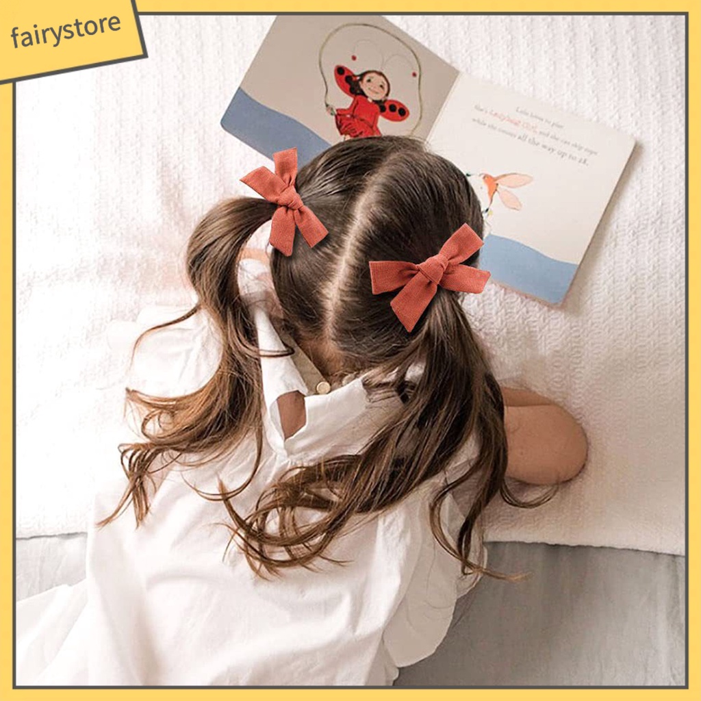 1 Cặp Kẹp Tóc Hình Nơ Bằng Kim Loại Tinh Tế