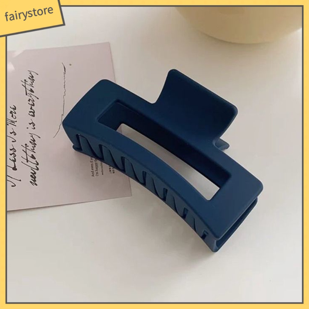 Kẹp Tóc Càng Cua Hình Vuông Lớn Chống Mài Mòn Đơn Giản