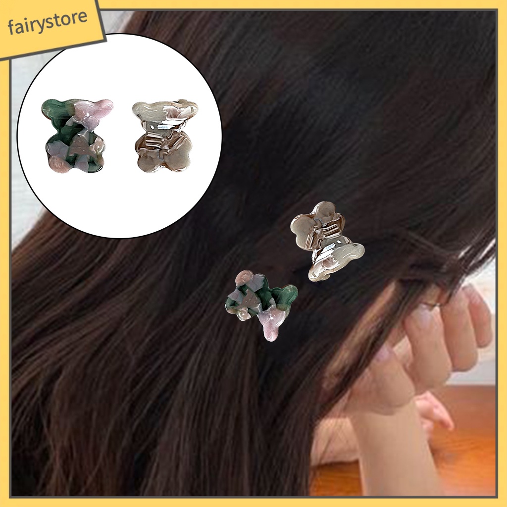 Kẹp Tóc Trang Trí Hình Mèo / Gấu Hoạt Hình Chống Mòn