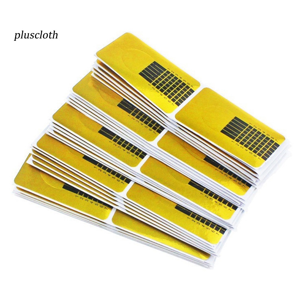 Set 100 Miếng Dán Hỗ Trợ Điêu Khắc Móng Gel UV