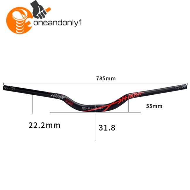 Tay Lái Xe Đạp Leo Núi Xc / am 780mm / lift 55mm Chất Lượng Cao