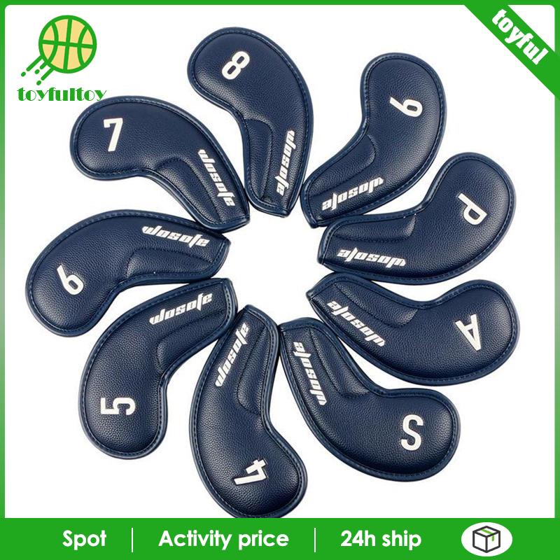 Set 9 Vỏ Bọc Đầu Gậy Đánh Golf Bằng Sắt Chuyên Dụng