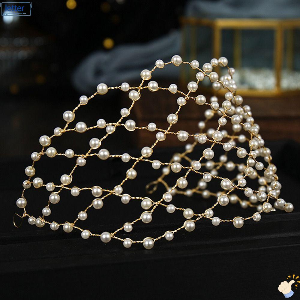 Băng Đô Lưới Cổ Điển Mới|Vương Miện Handmade Xinh Xắn Dành Cho Nữ