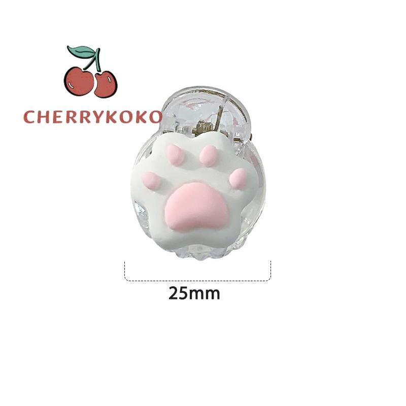 🍒🍒CHERRYKOKO Kẹp Tóc Mini Hình Chân Mèo Dễ Thương phong cách Hàn Quốc cho nữ