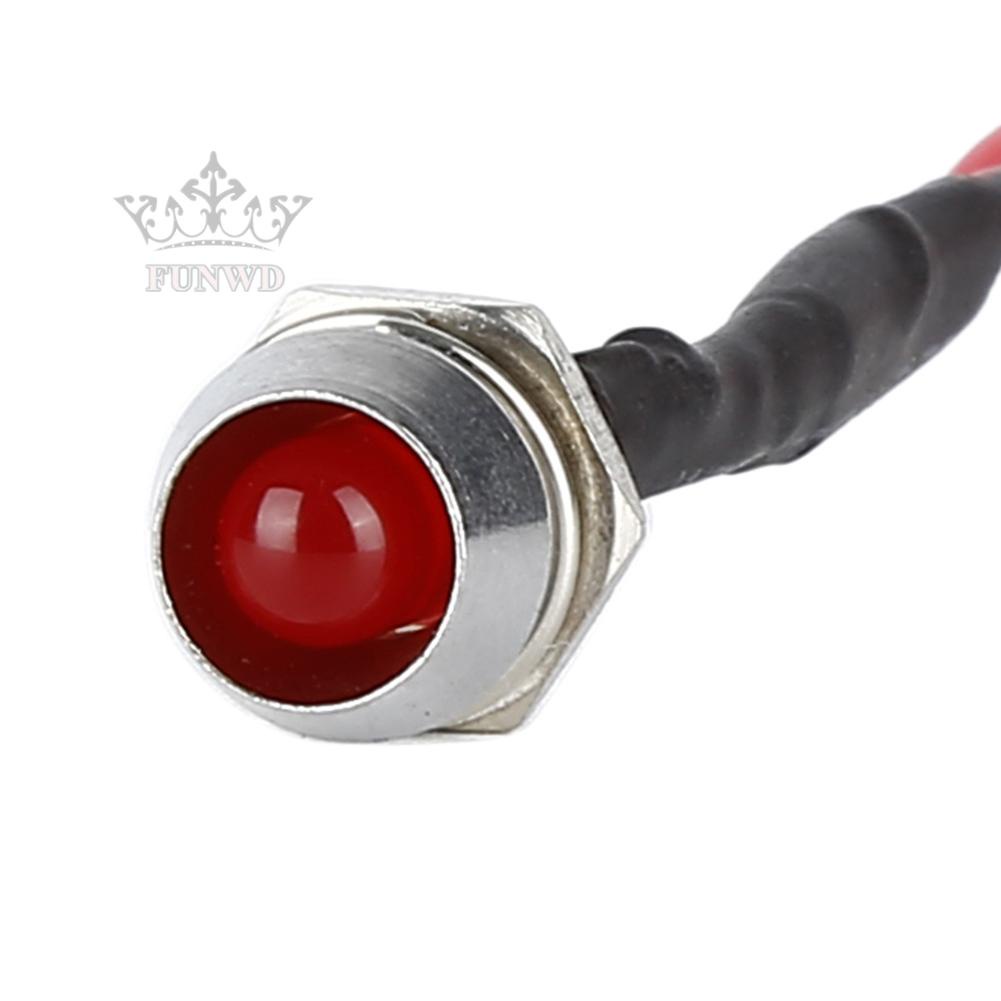 Set 5 Đèn LED 12V 6mm Chuyên Dụng Cho Xe Hơi / Tàu Thuyền Mới