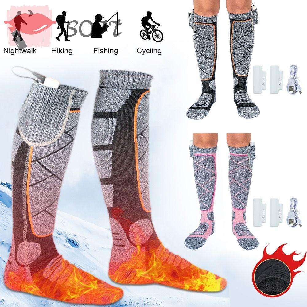 Đôi Vớ Giữ Ấm Sử Dụng Pin Thời Trang Mùa Đông Cho Nam Nữ