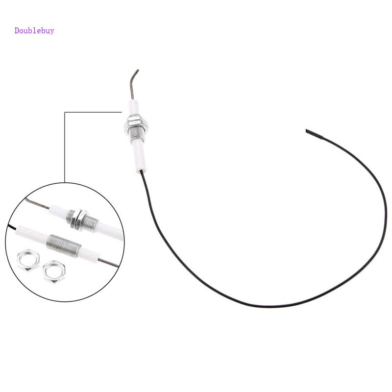 Bộ Phận Đánh Lửa Gốm Điện Cực Kèm Dây 30cm Cho Vỉ Nướng Gas