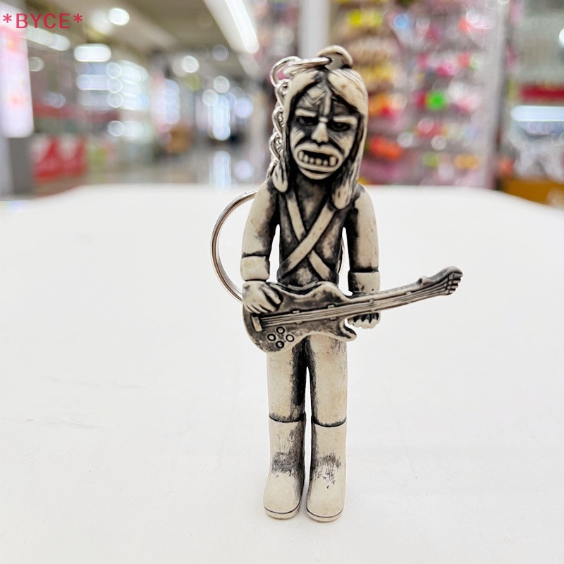 Móc Chìa Khóa Bằng Cao Su Hình Quỷ Phong Cách Gothic Cổ Điển Cho Nam Mới