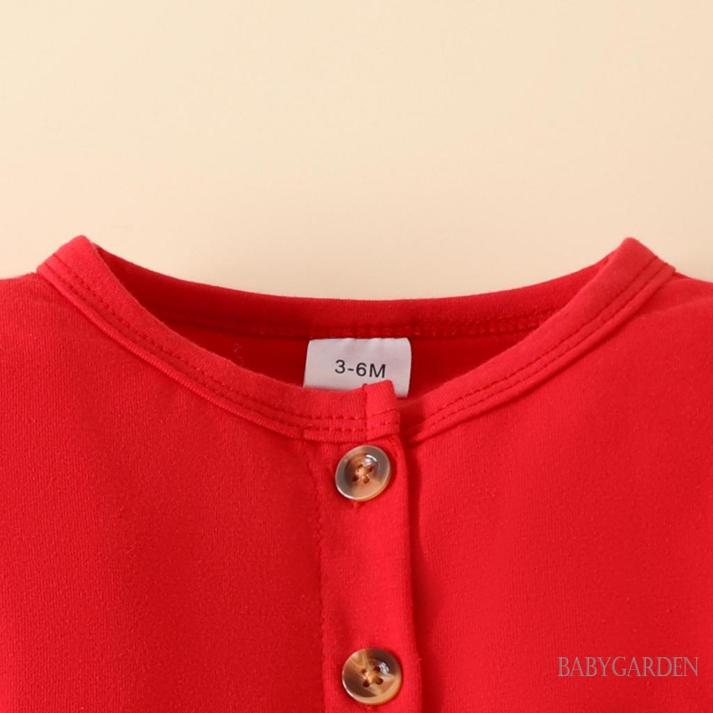 Bộ Quần Áo Bé Gái 6 Tháng-3 Tuổi BABYGARDEN. Set Đầm Chữ A + Áo Khoác Cardigan Dài Tay + Băng Đô In Hình Bọ Rùa Thời Trang Mùa Hè