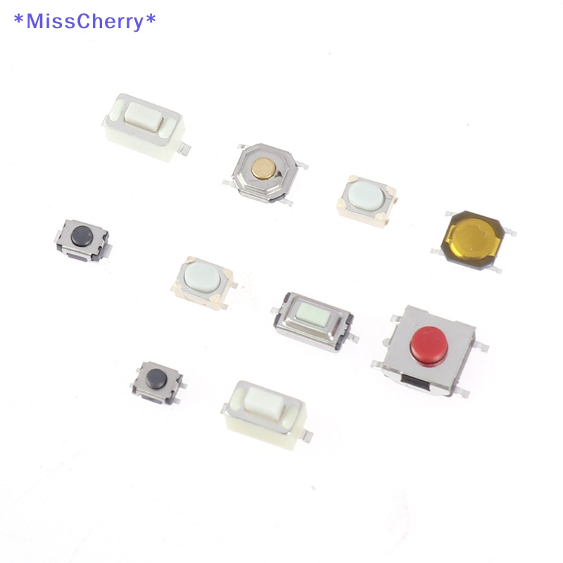 Bộ 100 Nút Công Tắc Cảm Ứng SMD Micro Tactile Điều Khiển Từ Xa Mới