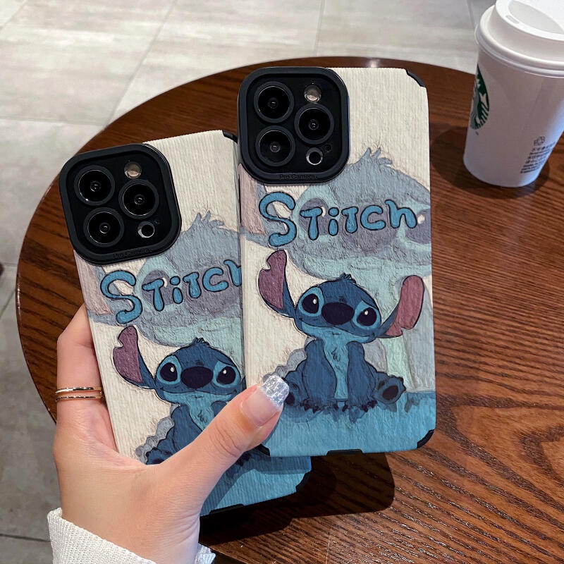 Ốp Điện Thoại Silicon Họa Tiết Hoạt Hình Stitch Cho IPhone 12 Pro Max X XR XS Max SE IPhone 7 Plus 8 Plus IPhone 13 Pro Max IPhone 14 Pro Max