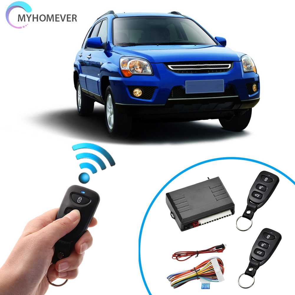 Bộ ĐiềU KhiểN KhóA CửA Xe Tự ĐộNg 12V 315MHz VớI ĐèN LED BáO ĐộC Đá