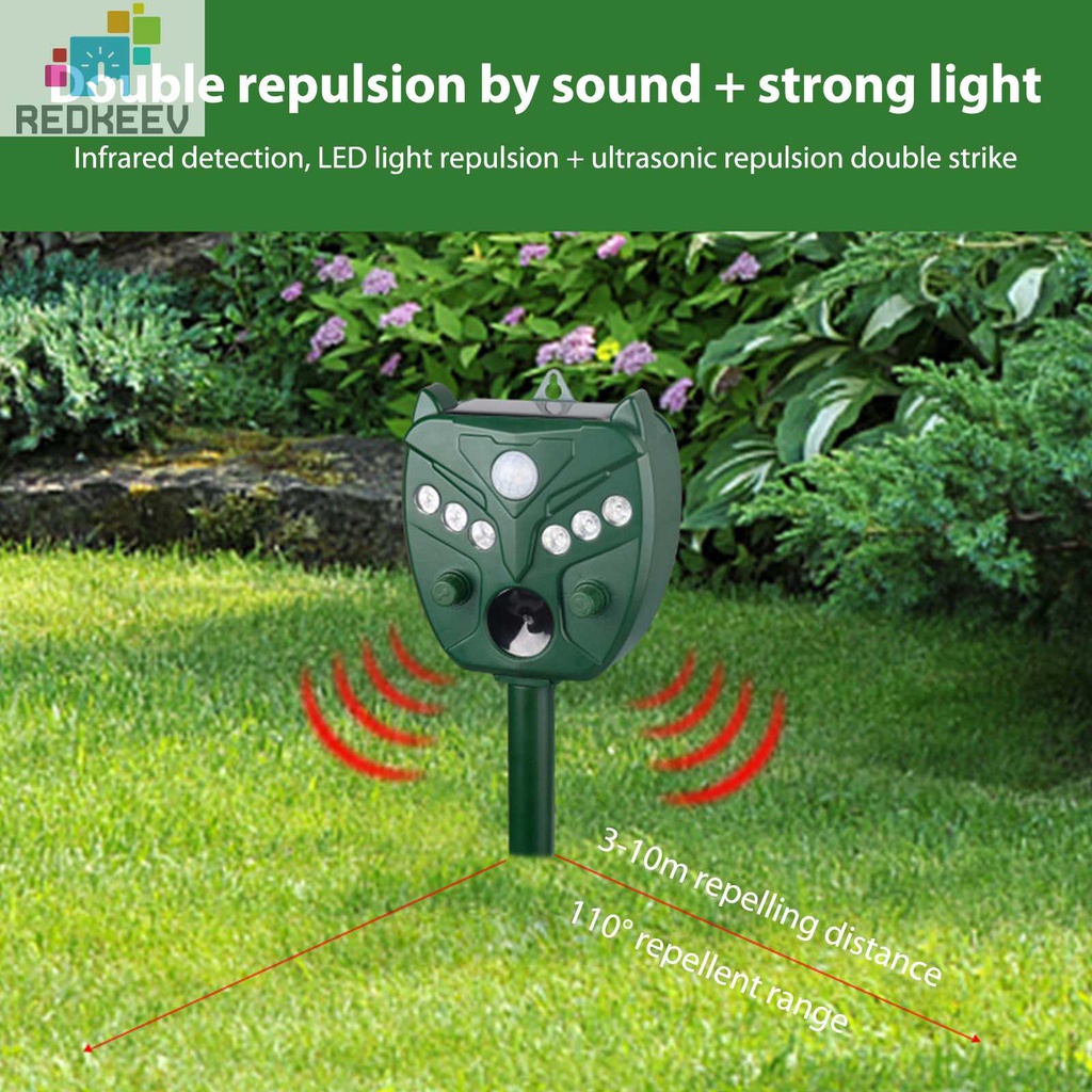 Thiết Bị Đuổi Côn Trùng Bằng Sóng Siêu Âm IP44 1200mAh