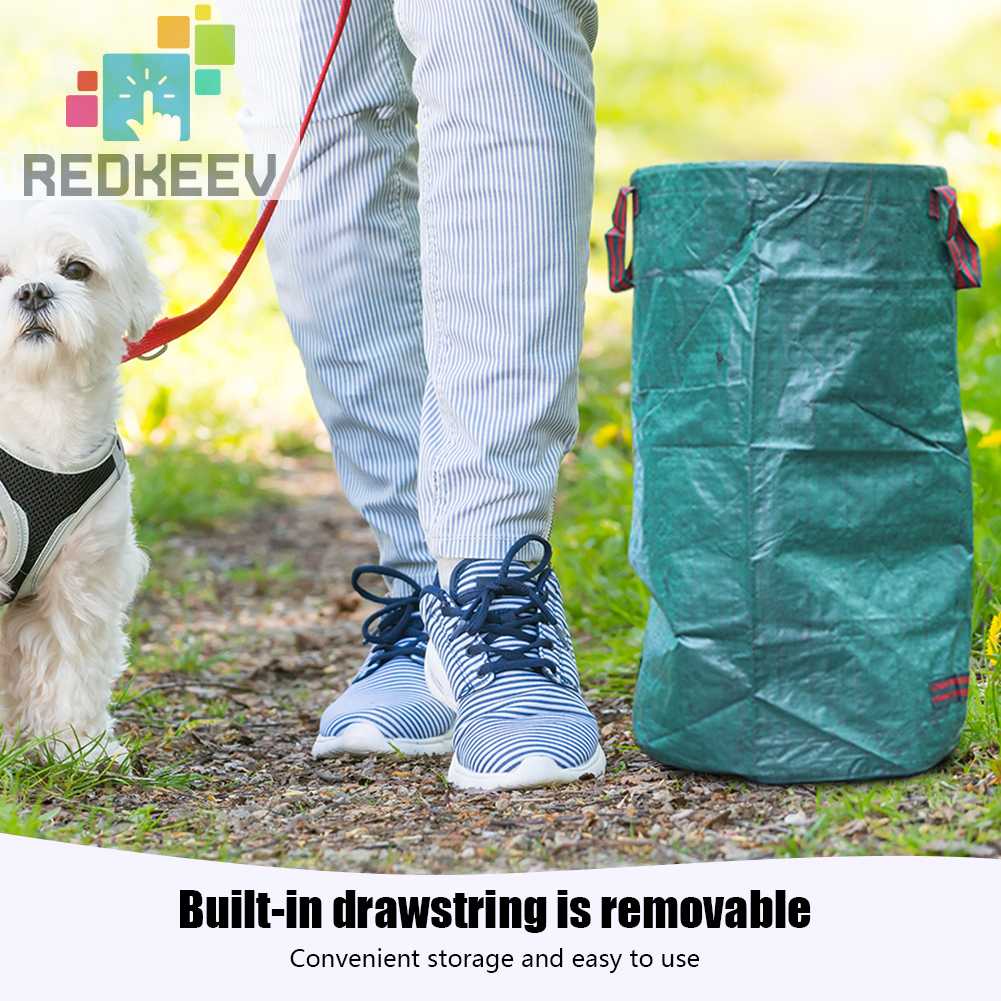 Túi Đựng Rác Sức Chứa Lớn Có Thể Tái Sử Dụng Cho Sân Vườn