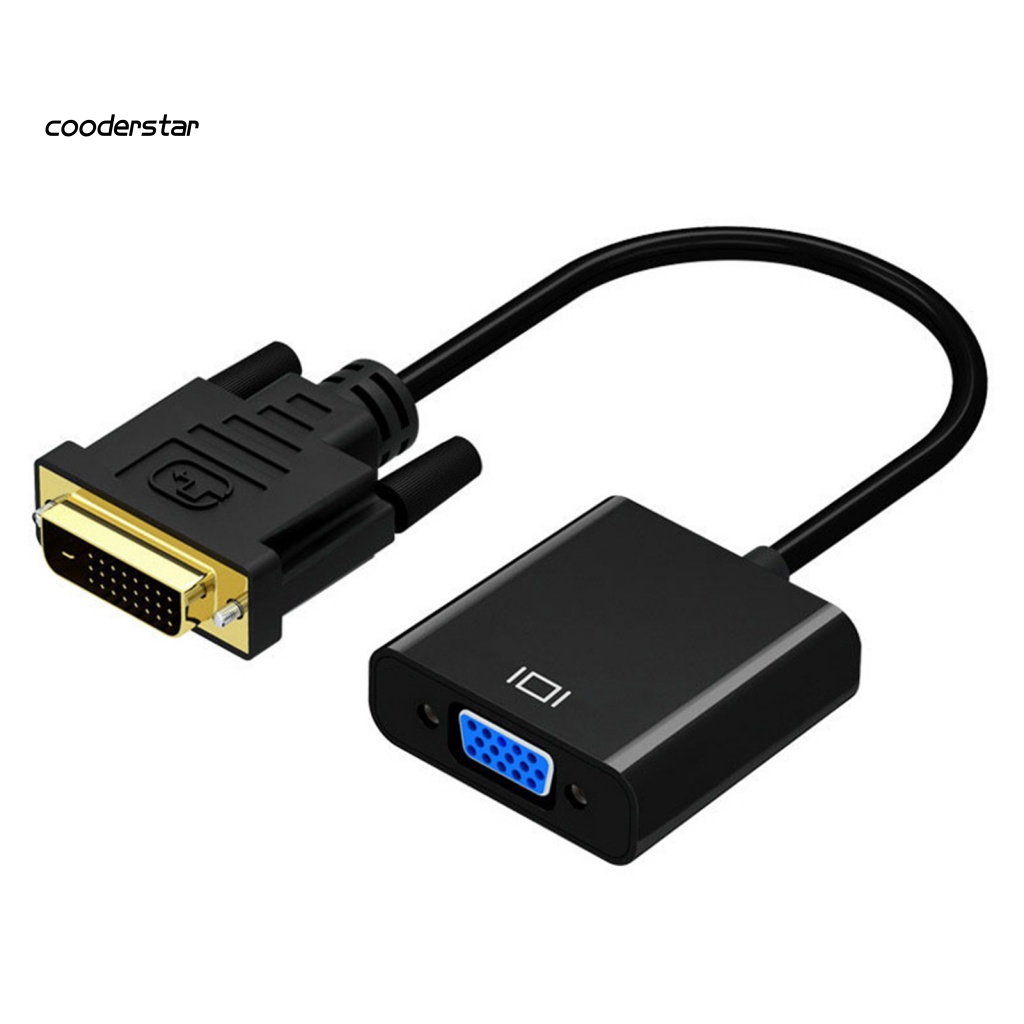 Dây Cáp Chuyển Đổi VGA Hai Chế Độ Cho Màn Hình Máy Chiếu DVI 24 + 1 Male Sang VGA Female