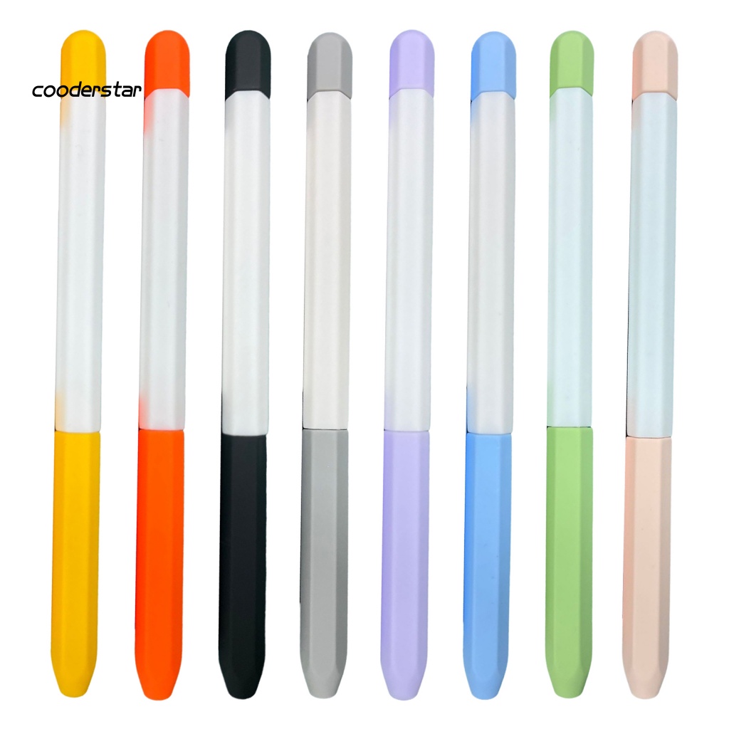 Vỏ Bảo Vệ Bút Cảm Ứng Màu Tương Phản Trọng Lượng Nhẹ Chống Bụi Bẩn Cho Apple Pencil Thế Hệ 1