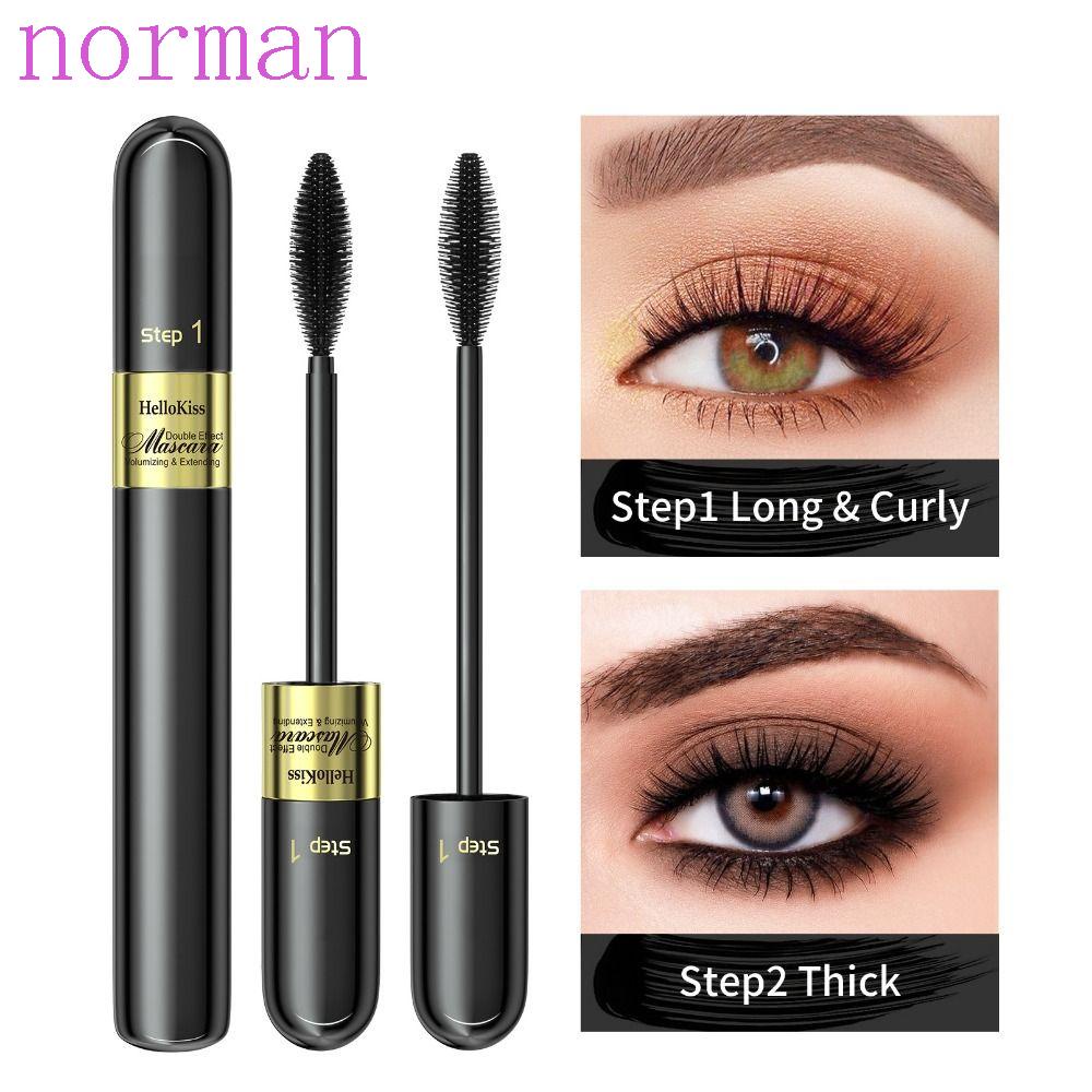 Norman Mascara Sợi Tơ 4D Chống Thấm Nước Lâu Trôi Chuốt Dày Và Cong Mi