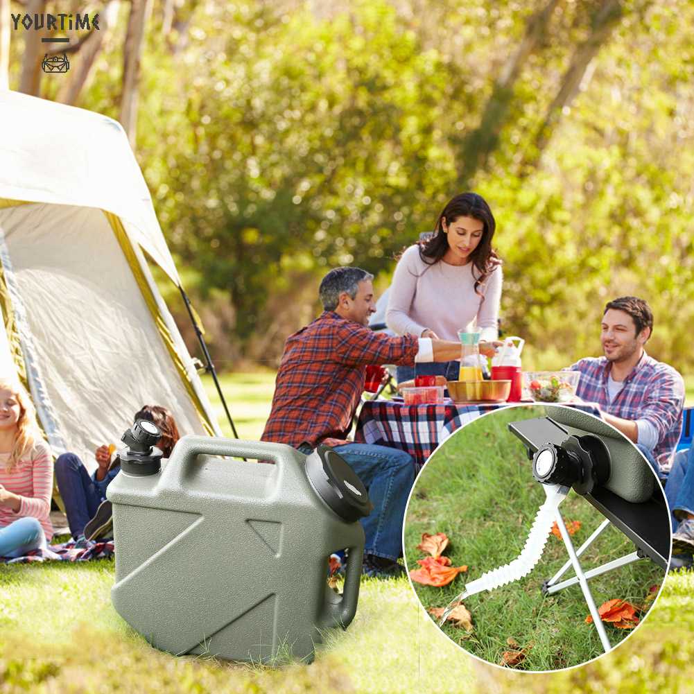 Bình Nước 10L Kèm Vòi Tiện Dụng Cho Hoạt Động Ngoài Trời